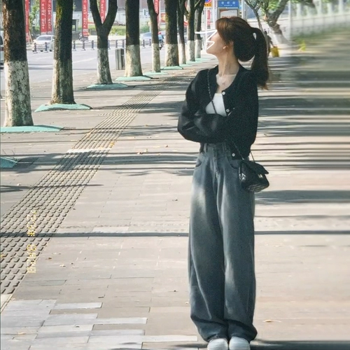 Трикотажный кардиган, осенний демисезонный свитер, куртка, лонгслив