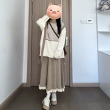 Свитер, платье, комплект, осенний, 2025 года, подходит для подростков