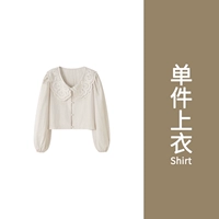 Рубашка [Одиночный кусок] [Ранняя осенняя шикарная топ/2021 Ранний осенний шикарный топ/INS Style Женская одежда]