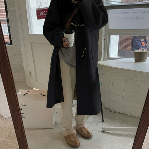 Шерстяное пальто, весенняя куртка, плащ, подходит для подростков, изысканный стиль, увеличенная толщина