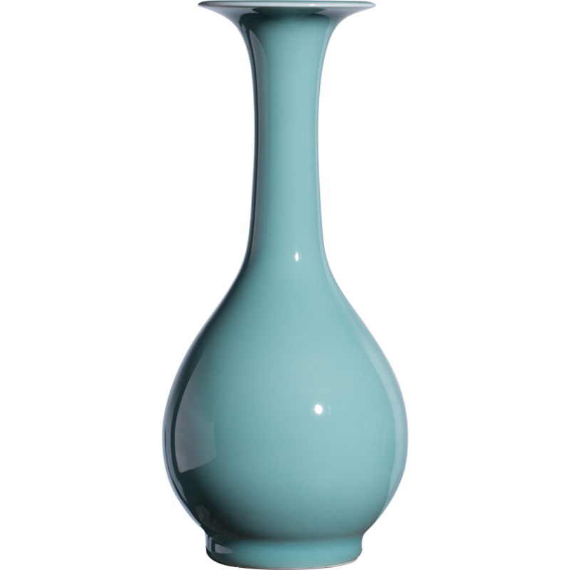 Oujiang longquan celadon vase creative ceramic art vase household dry flower arranging flowers decorate the sitting room to restore ancient ways furnishing articles
