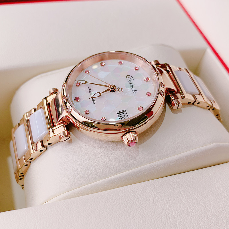 Carolet Women's Watch Brands Lady Watches Waterproof Mechanical Watches 2022 New name Fashion minimalist Ceramics Tide