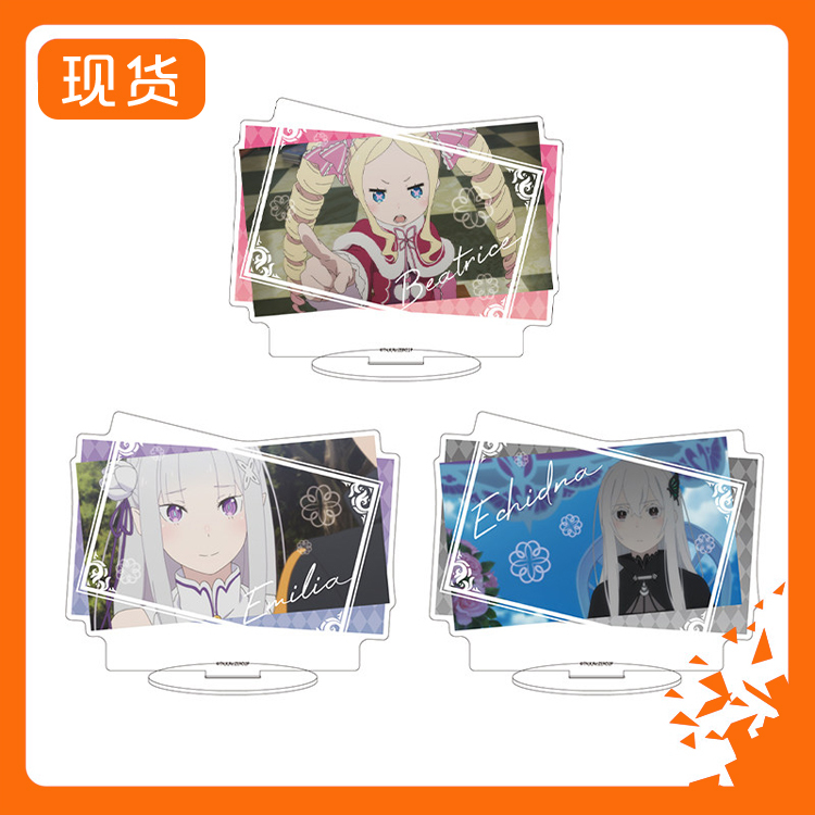 A3 Re:Zero - Starting Life in Another World Tv Scene Acrylic Stand M02603 Merchandise