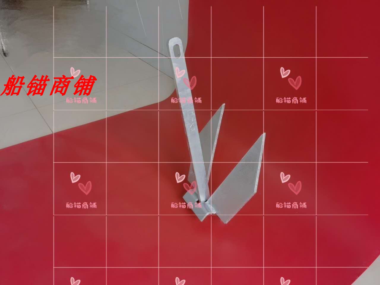 Beach anchor clay stone ground anchor Danfoss anchor fishing marine anchor rubber dinghy with anchor