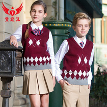 School uniform set primary school childrens sweater pullover