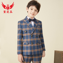 Childrens suit suit boy flower girl dress small suit boy piano performance wedding handsome British Korean autumn