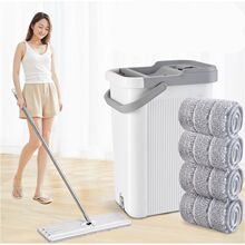 【家适杰旗舰店】懒人免手洗拖把桶套装