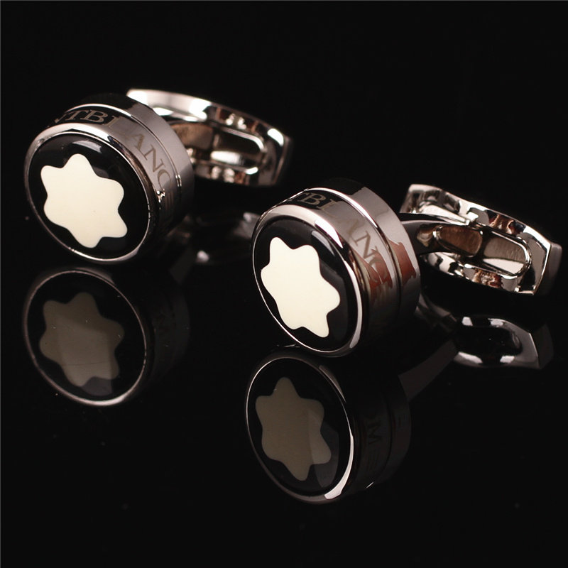 168 高品質ライフスタイル ファッショナブルなフレンチスタイルシャツ スターカフスボタン付き メンズ＆レディース (カフスボタン Hoof04)