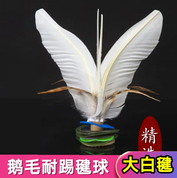 Competition special white goose wool shuttlecock adult fitness shuttlecock Elementary school children Kindergarten resistant to kick and gluten bottom key sub