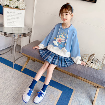 Girls Student Groupe College Feng2022 New Yang Gas Childrens Network Autumn Clothing Clothing Clothing