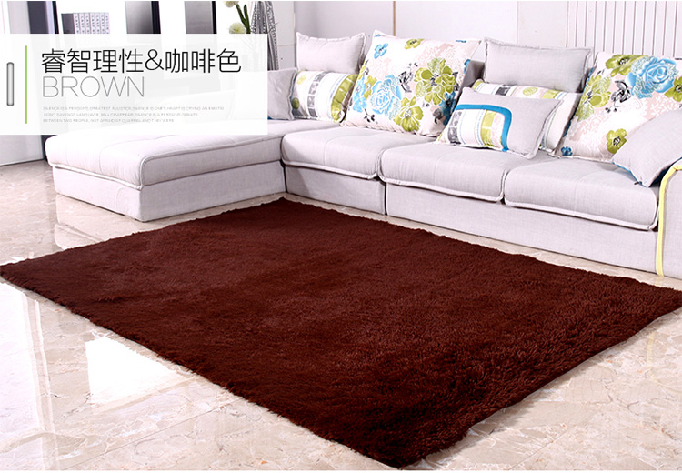 Mái tóc dài dày đầu giường mat thảm phòng khách trẻ em thảm phòng ngủ đầy đủ cửa hàng dễ thương bàn cà phê tăng màu đỏ máy có thể giặt xốp trải sàn
