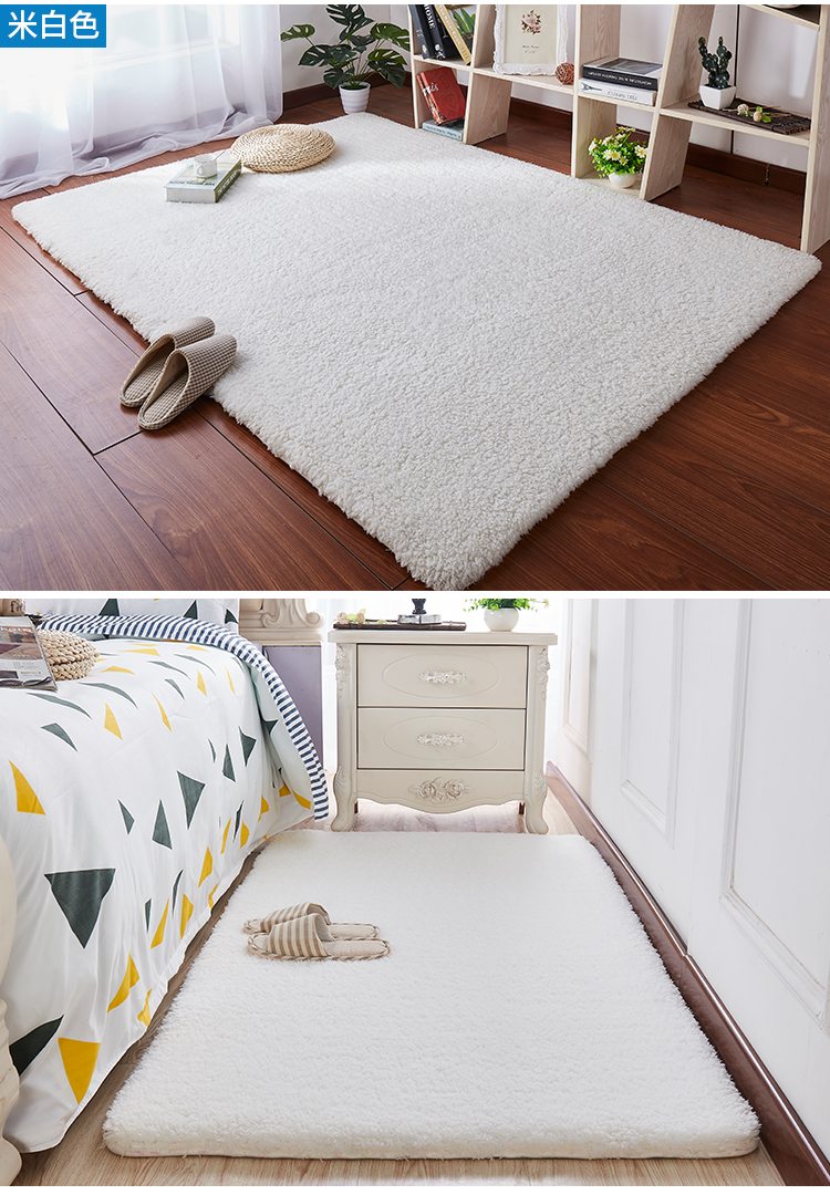 Dày thảm cashmere phòng ngủ đầy đủ các cửa hàng và đáng yêu phòng khách bàn cà phê tatami mat hình chữ nhật cạnh giường ngủ thảm - Thảm thảm trải sàn văn phòng