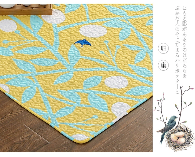 Mùa hè vải trẻ em mat bò mat tatami thảm bông cotton phòng khách phòng ngủ cạnh giường ngủ máy Nhật Bản rửa