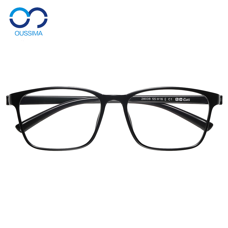 Men's Anti-Blue Light, Metal-Free, All-Plastic, Screw-Free Reading Glasses Frame for Prison and Detention Center Use, Suitable for Nearsightedness Men's Anti-Blue Light, Metal-Free, All-Plastic, Screw-Free Reading Glasses Frame for Prison and Detention Center Use, Suitable for Nearsightedness