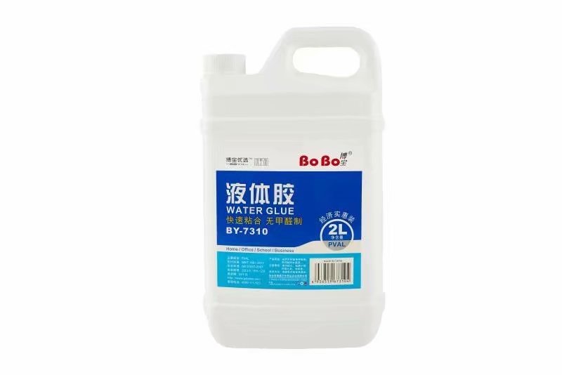 Boobao BY-7310 Liquid Glue 2L Large Barrel Mounted Liquid Glue Office Powerful Fixed Crystal Clay Liquid Glue