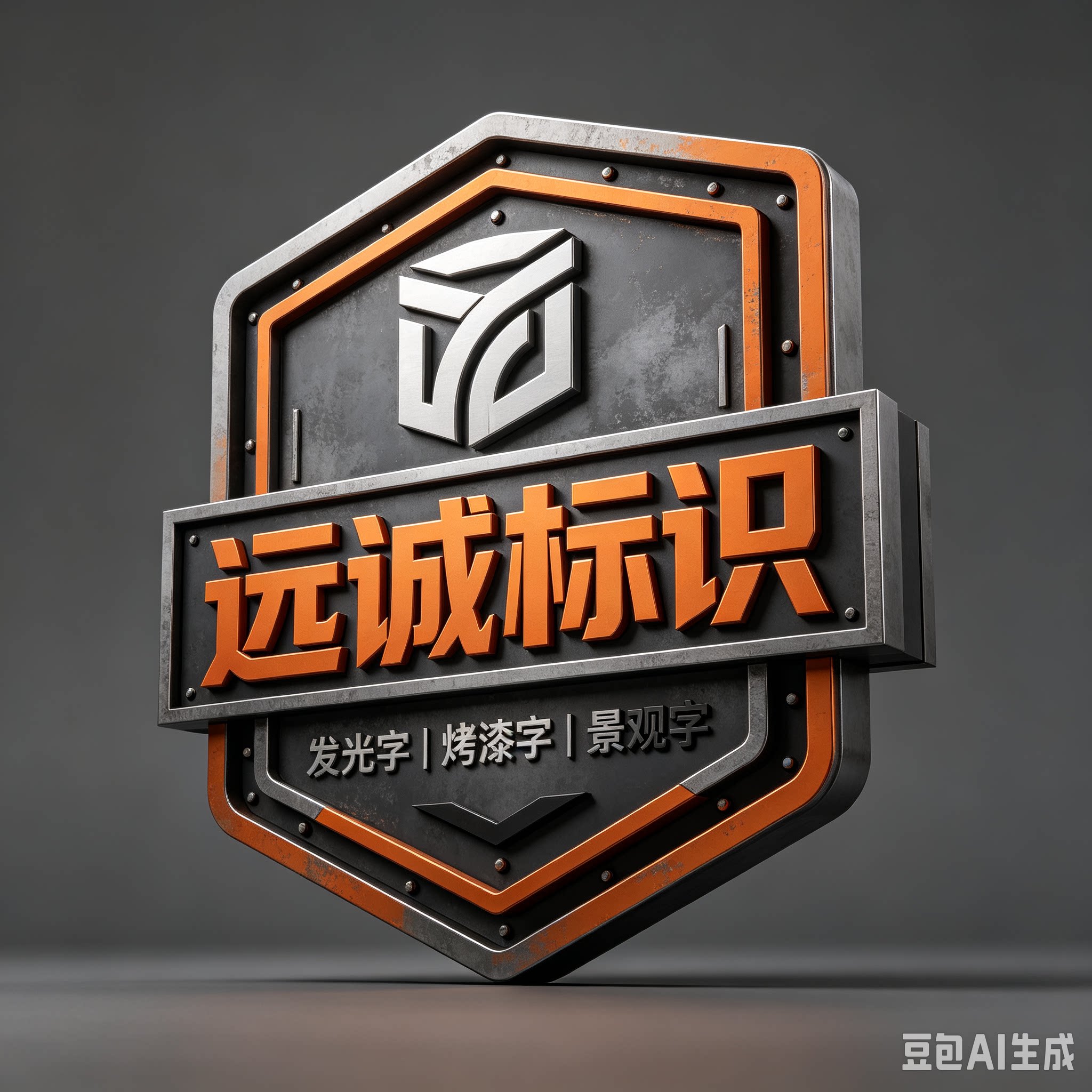 吴江远城标识字牌