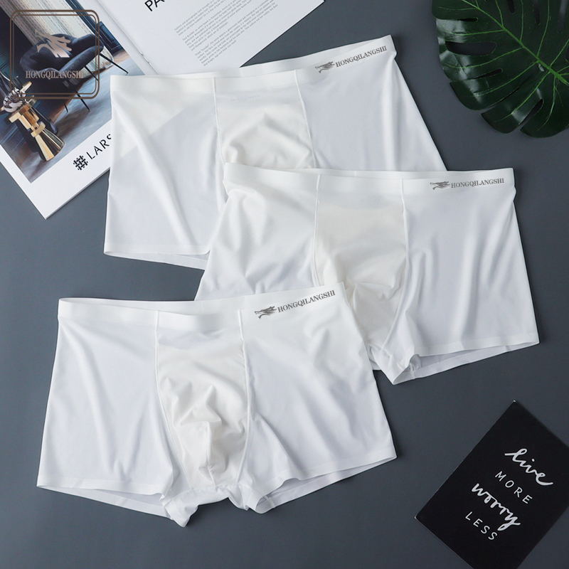 Men's Underwear Ice Silk Ultra-Thin Seamless Men's Boxer Briefs Men's Shorts Thin Boxer Briefs Summer Men's Underwear Ice Silk Ultra-Thin Seamless Men's Boxer Briefs Men's Shorts Thin Boxer Briefs Summer