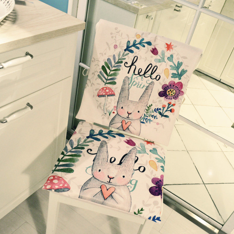 Mzao Dining Table And Chairs Subcover Hood Modern Minima Stool Cover Hotel Dining Room Seat Cover Cotton Linen Fabric Home Boutique