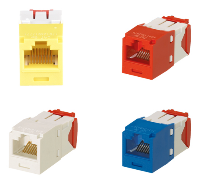 Panda Panduit ultra five types of RJ45 Internet modules CJ5E88TGBU CJ5E88TG blue multicolored optional