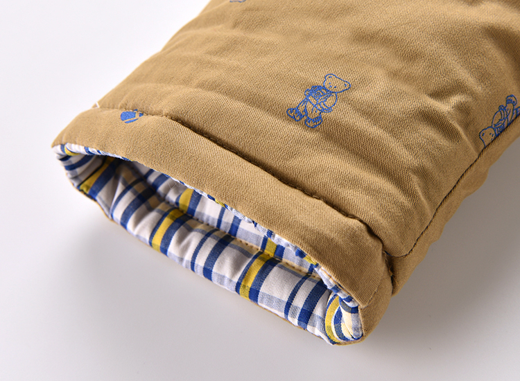 Quần bé nhỏ mùa đông Quần mới phiên bản Hàn Quốc của cậu bé gấu bông quần cotton dày Quần trẻ em quần bé đồ bộ cho bé gái
