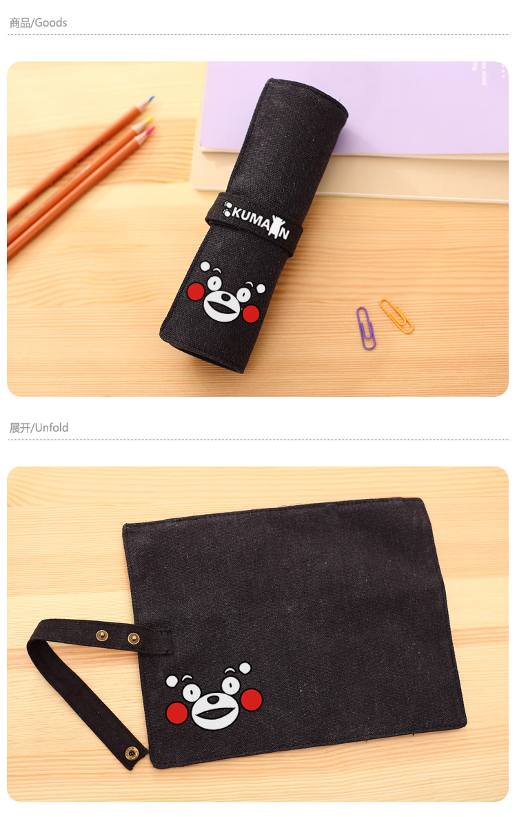 Kumamoto Kumamoto / Kumamon Văn phòng phẩm Case Pen Pen Bao quanh Gấu Linh vật Anime Hai Yuan Cartoon hinh dan cute