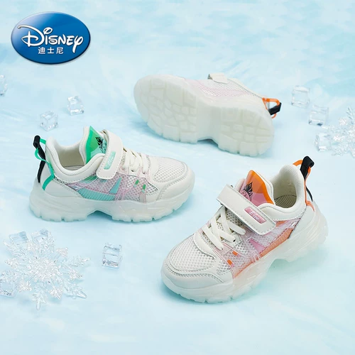 Дисней, туфли, дышащая повседневная обувь для отдыха, детская спортивная обувь, 2020, осенние, тренд сезона, «Холодное сердце»