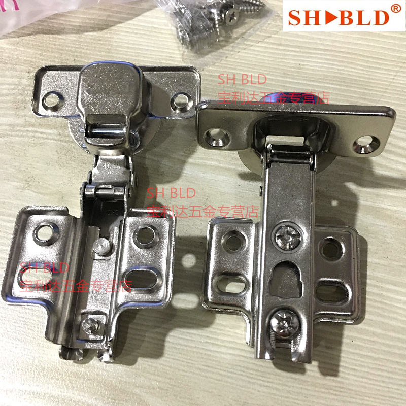 Non-elastic hinge free of handle whole closet cabinet door without spring hinge clapping hand rebound Elephant nose card touch automatic door