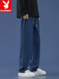 Playboy, летние джинсы, мужские осенние демисезонные штаны, свободный прямой крой
