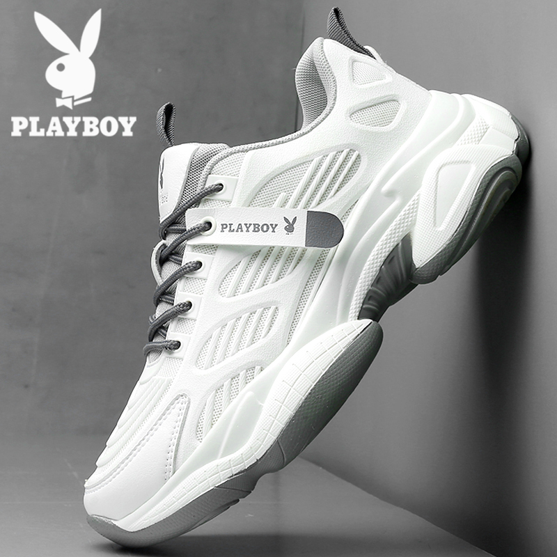 Playboy men's shoes 2022 new autumn trend old shoes popular small white sports casual shoes men's trendy shoes