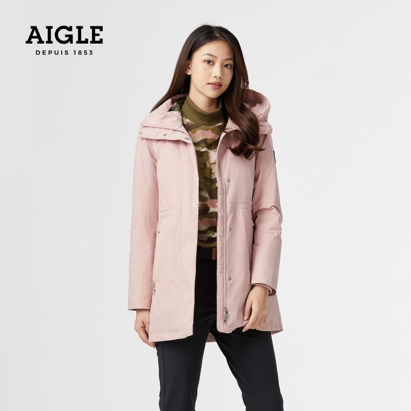 AIGLE SANDIEGO WOMEN GORE-TEX WATERPROOF, WINDPROOF and BREATHABLE COTTON JACKET