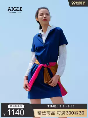 Stars with the same-AIGLE AIGLE 21-year summer NORAH ladies quick-dry perspiration and comfortable fashion POLO dress