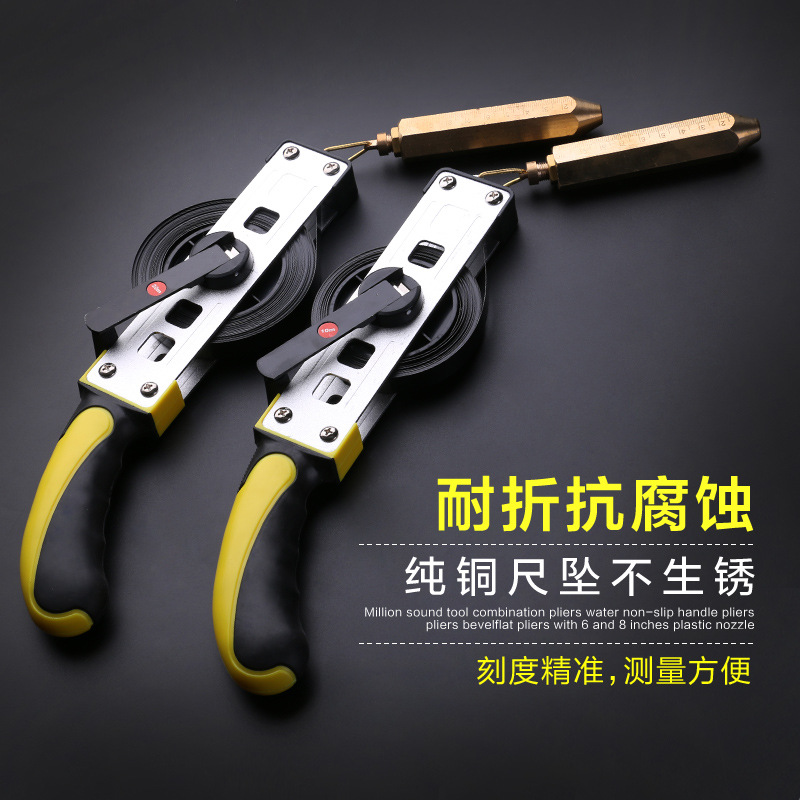 Volume oil size 30 m stainless steel measuring oil ruler 10 m 15 m 20 m 20 m tank truck measuring oil scale depth ruler