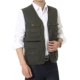 Áo vest câu cá ngoài trời mùa hè trung niên và tuổi già cotton nhiều túi mùa xuân và mùa thu vest nam trung niên - Dệt kim Vest áo khoác len nam trung niên