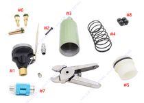 Clamp pliers pneumatic pliers cold press pliers nipple tool pliers accessories switch spring press handle piston copper pin