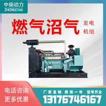 Gas biogas generator set 100 200 500 600k 800w generator farm high power backup