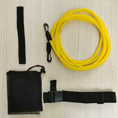 Swimming resistance belt elastic rope tension belt fixing belt resistance umbrella water pocket auxiliary training equipment training Belt set