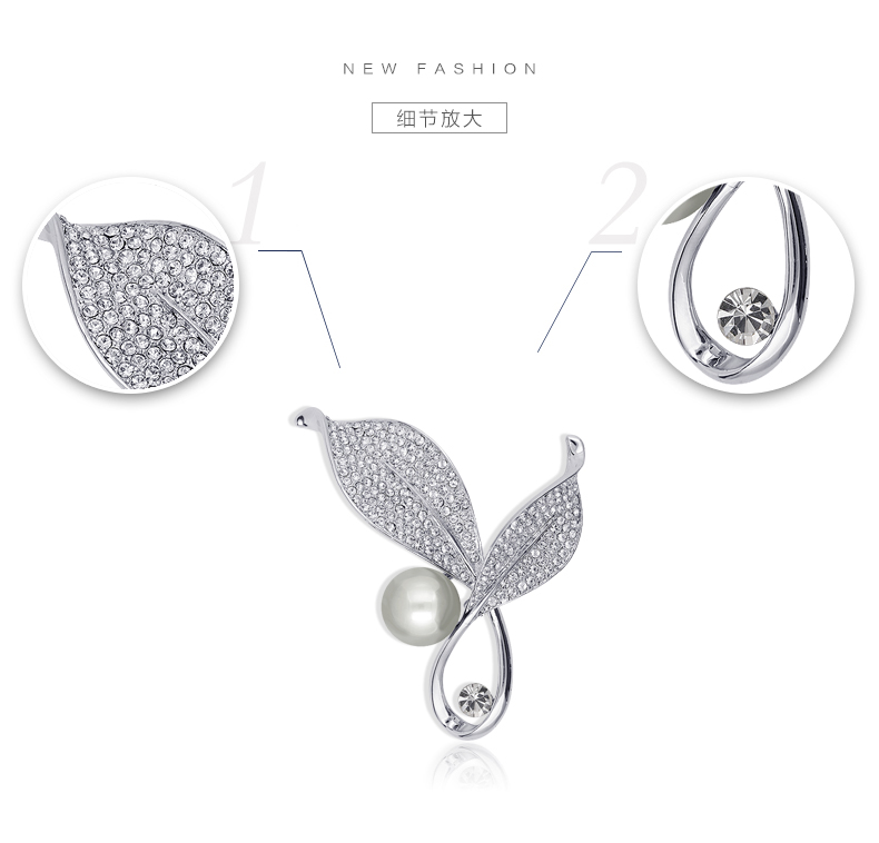 Broche femme en Nacre - Ref 1172458 Image 9