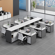 Staff desk financial screen table staff office table and chair combination 4 6 manual office desk office desk office