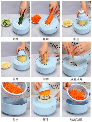 Картофельная шелковая шерддерс кухонная мебель пленка фруктовой кусочек многофункциональный ручный ручной стройные кепки