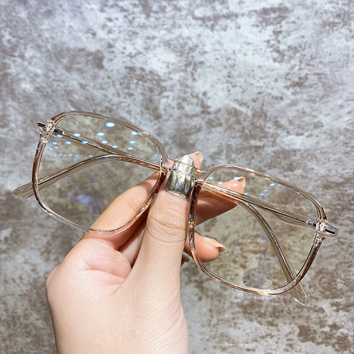 Retro Big Frame Литературные прозрачные миопийские очки женская просторная артефакт сеть красная модель корейская версия корейской издания Eye Rack