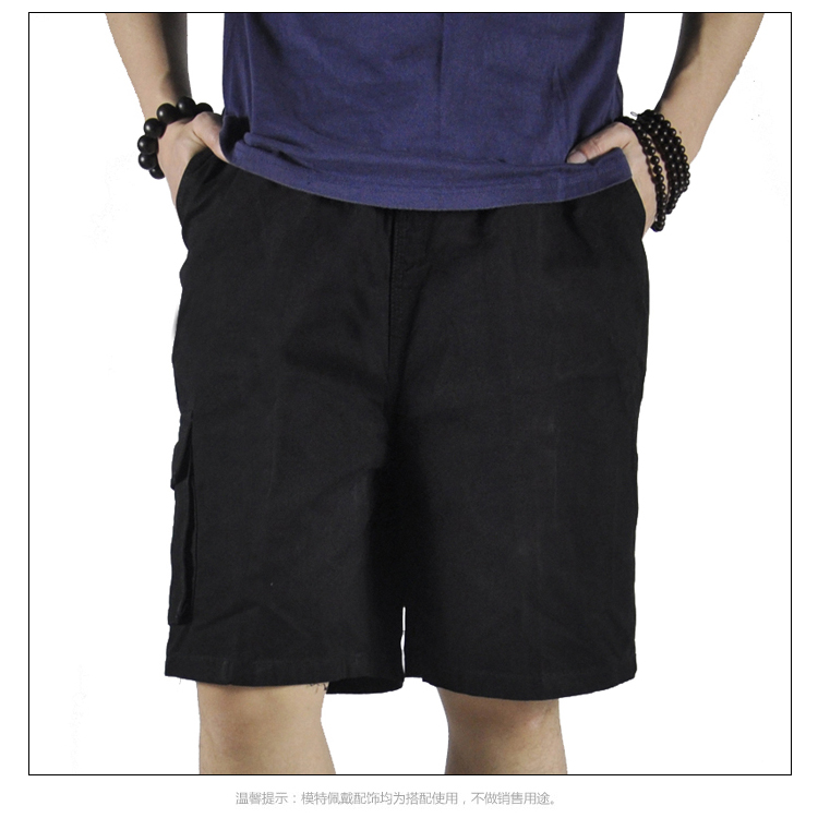 Mùa hè mỏng phần lớn kích thước lỏng dụng cụ quần short nam cộng với phân bón XL thể thao và giải trí năm điểm quần quần béo quần short kaki nam