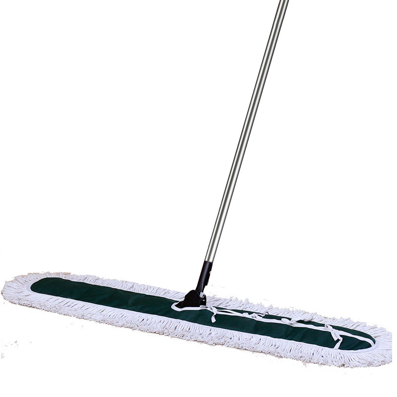 Extended flat mop 110CM oversized dust mop one to clean the hotel factory row tow household cotton line mop