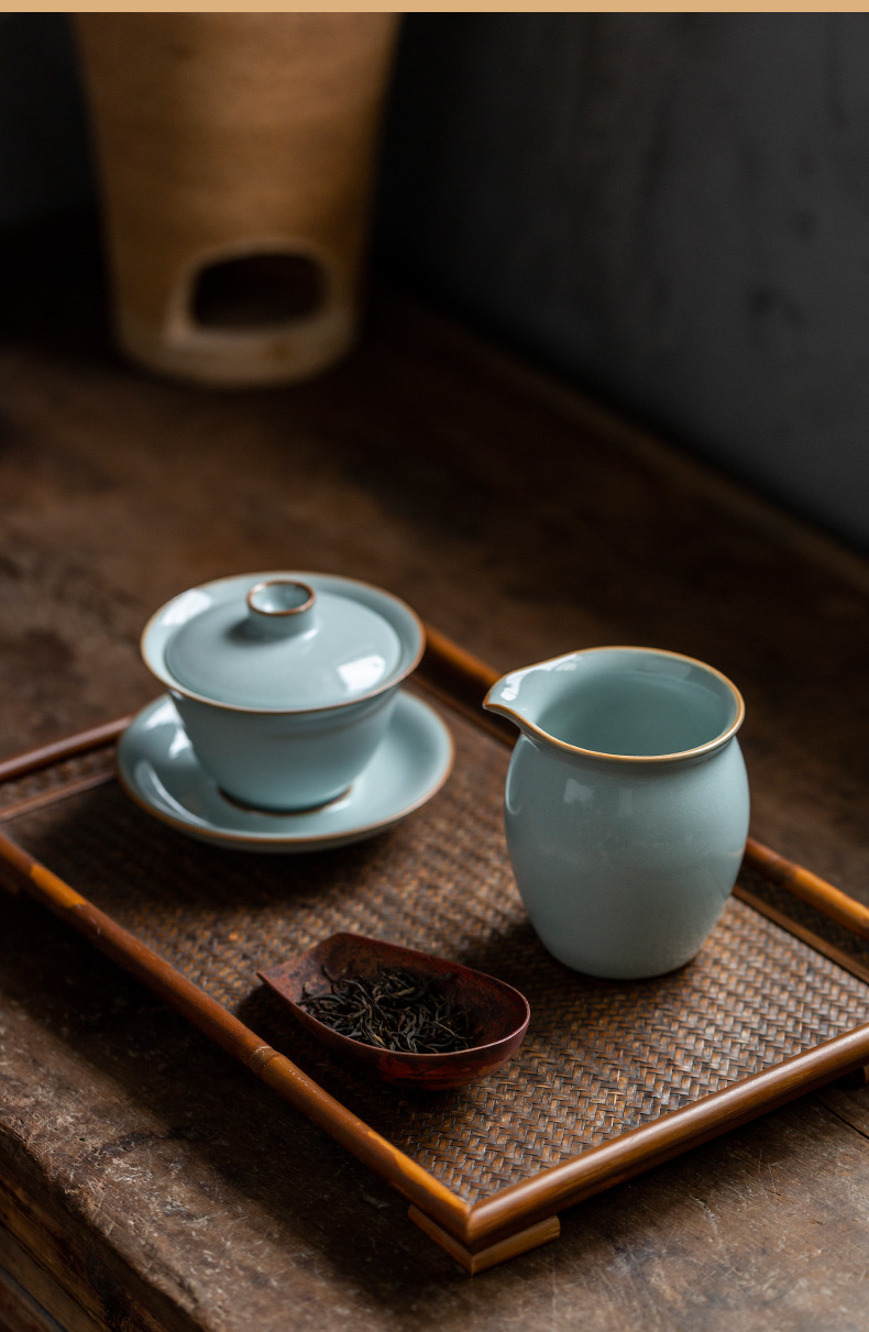 Ultimately responds to up with only three tureen individual household ceramic tea cup kung fu tea set manually ice to crack the tea keeps your porcelain