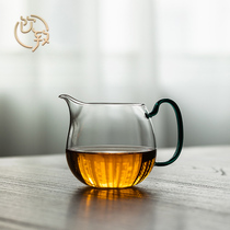 Drinking To Transparent Glass Superior Fair Cup Kongfu Tea Special Sub-Tea Instrumental Thickened Heat-Resistant Tea Cup Public Cup