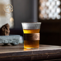 Drink-to-date glass cups for drinking water glasses Home transparent hanging ear style coffee cup juice drinks green tea bubble tea cup