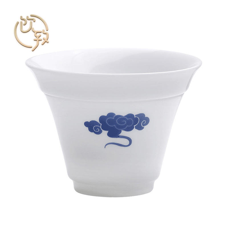 Ultimately responds white porcelain ceramic creative sweet white kunfu tea strainer to take a cup of tea strainer filter) Japanese tea taking tea