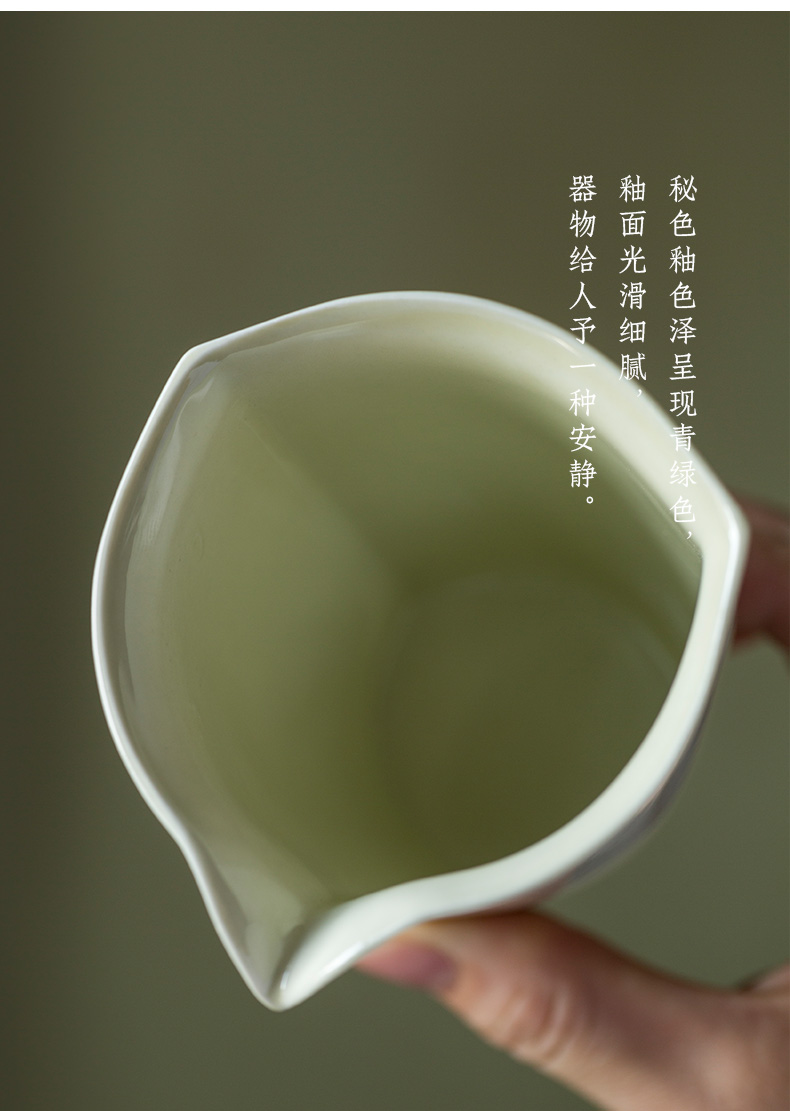 Ultimately responds to the six - party tea ware jingdezhen glaze household ceramics fair keller points and cup without the tea sea kung fu tea set