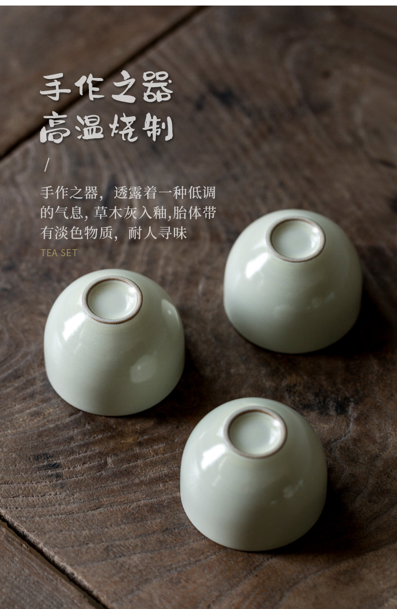 Ultimately responds to plant ash glaze sample tea cup with a Japanese kung fu tea set personal cup single glass ceramic masters cup cup