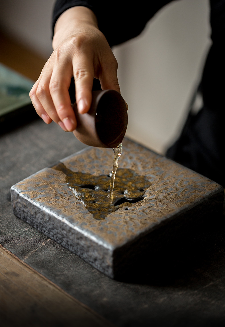 Ultimately responds to fine gold glaze work mercifully machine to raise the teapot doesn zen Japanese water type ceramic pot bearing small household kung fu tea