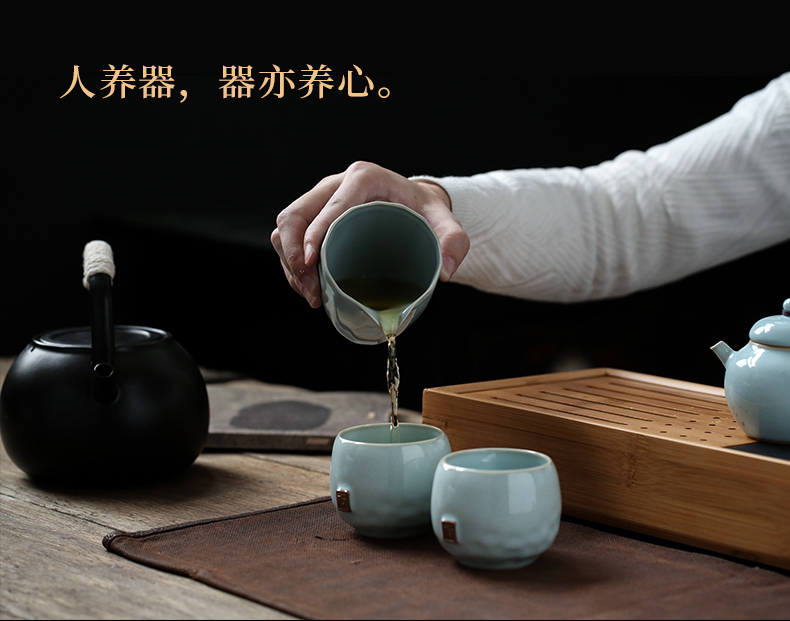 Ultimately responds to up water just a cup of tea ware jingdezhen ceramic points a single piece of sea ice crack antique tea for